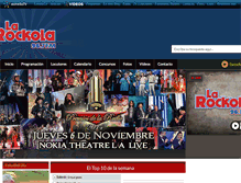 Tablet Screenshot of larockola967.estrellatv.com