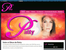 Tablet Screenshot of pattyshow.estrellatv.com