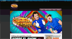 Desktop Screenshot of lagrimitaycostel.estrellatv.com