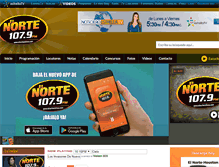 Tablet Screenshot of elnorte.estrellatv.com